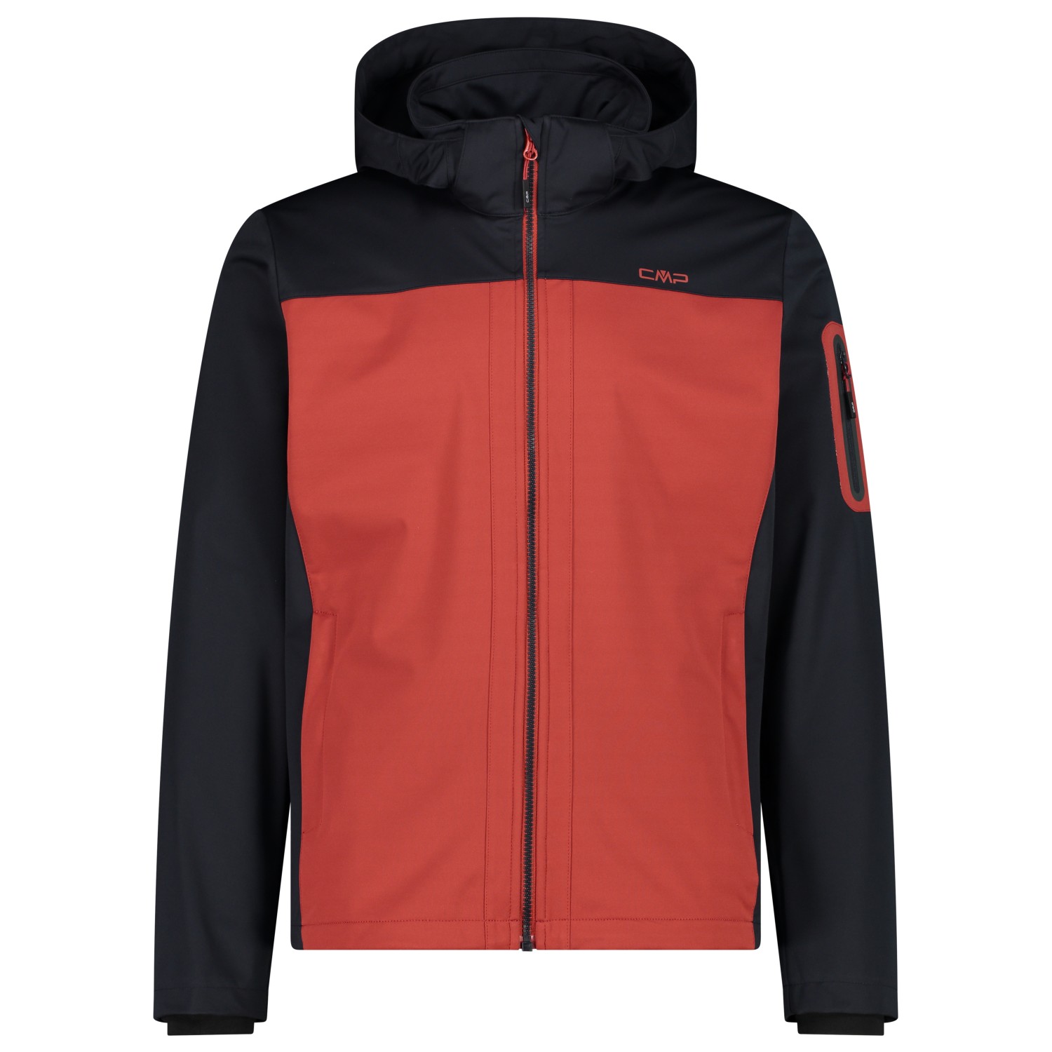 Куртка из софтшелла Cmp Jacket Zip Hood Light Softshell, цвет Rust/Antracite