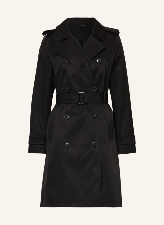 

Тренч Lauren Ralph Lauren, черный