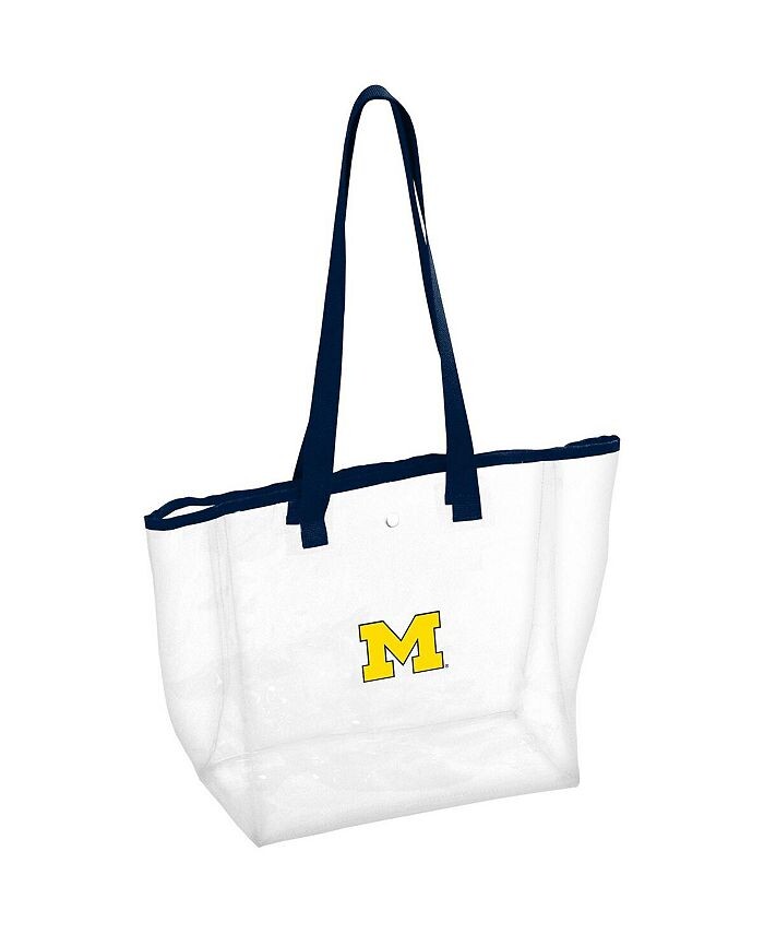 

Женская прозрачная большая сумка Michigan Wolverines Stadium Logo Brands, белый