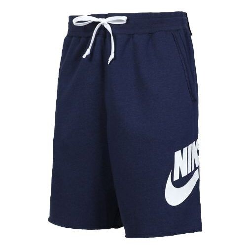 

Шорты с логотипом и буквенным принтом спортивные шорты мужские Nike, синий