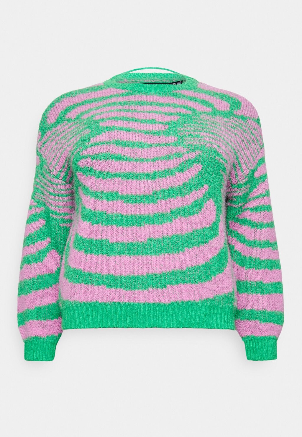 

Джемпер Vero Moda Vmwine Illusion O Neck, ярко-зеленый / цикламеновый