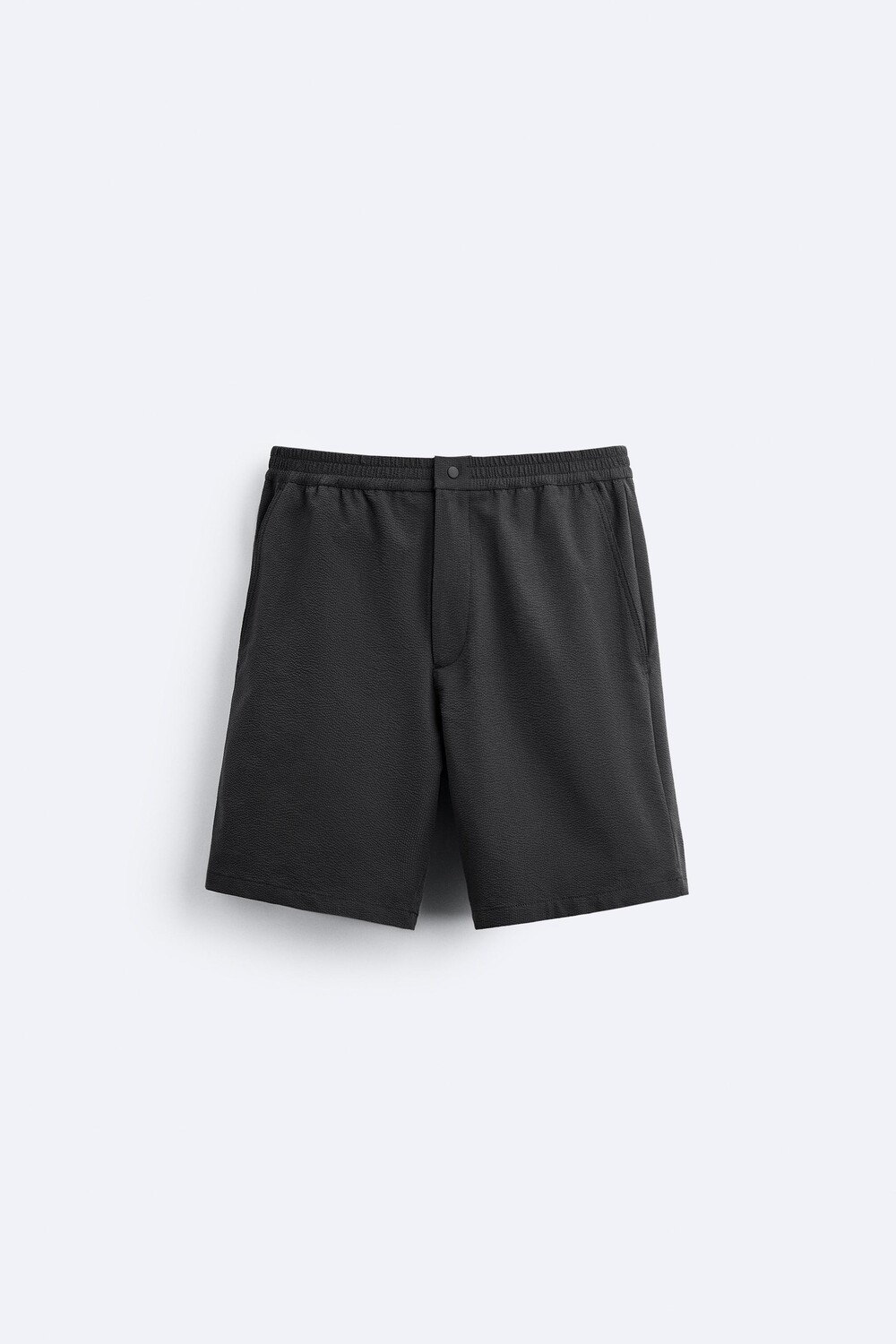 

Длинные текстурированные плавки ZARA, черный