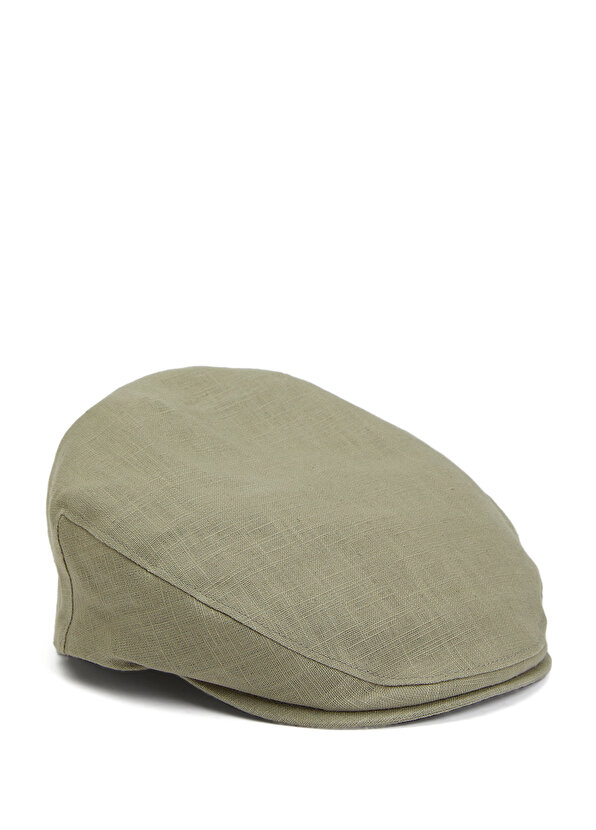 Зеленая мужская льняная шляпа Doria