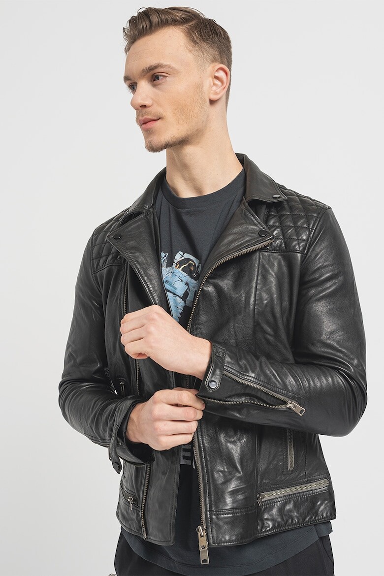 

Кожаная куртка Conroy Allsaints, синий