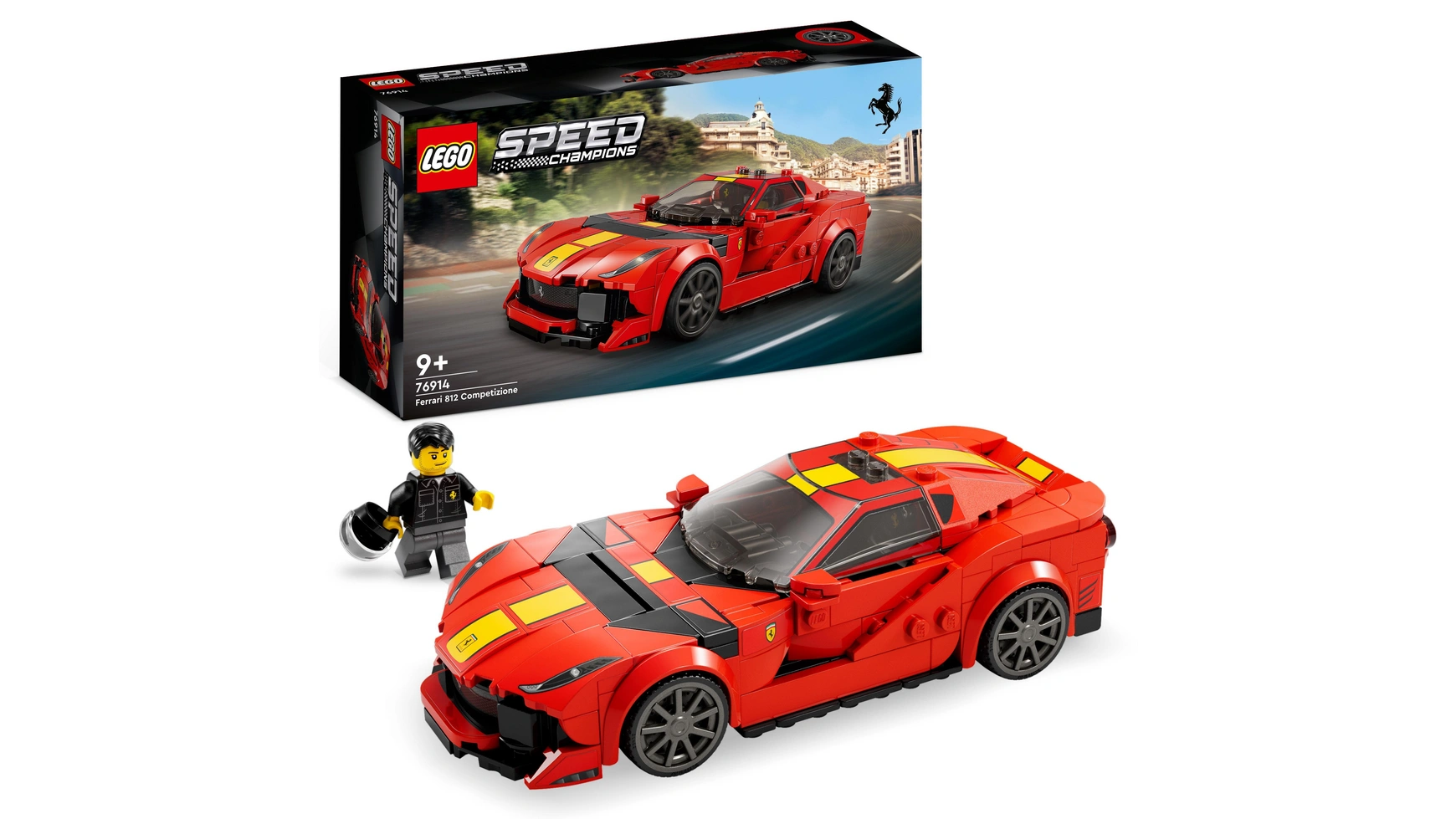 Lego Speed ​​​​Champions Игрушечная машина Ferrari 812 Competizione assetto corsa competizione