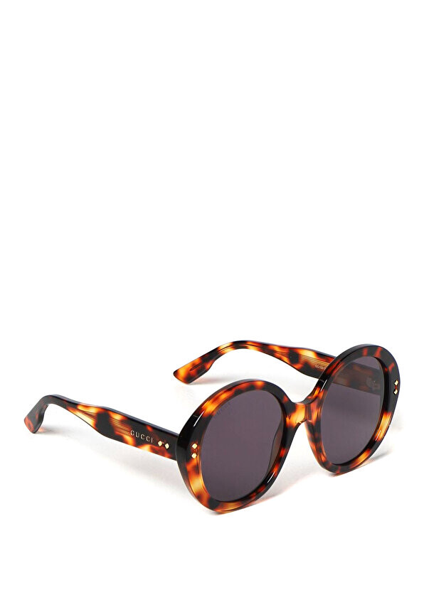 

Коричневые женские солнцезащитные очки с черепаховым узором Gucci