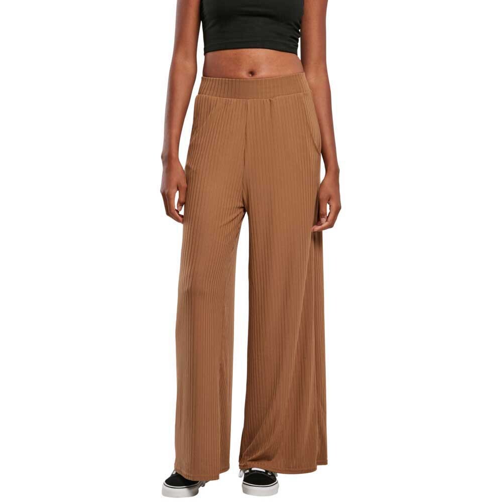 

Брюки Urban Classics Wide Mid Waist, коричневый