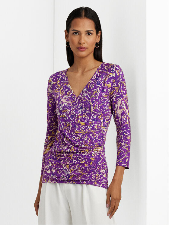 

Узкая блузка Lauren Ralph Lauren, фиолетовый