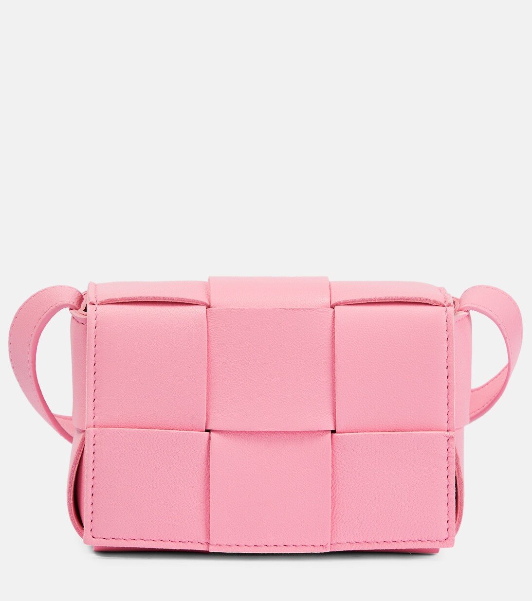 

Кожаная сумка через плечо Candy Cassette Bottega Veneta, розовый