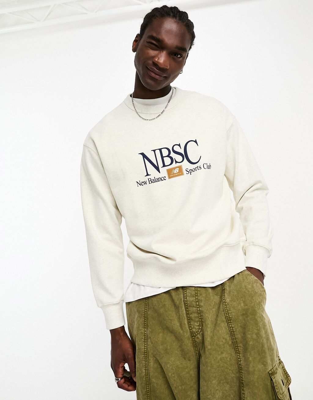 

Бежевый спортивный клуб New Balance Athletics NB Sports Club