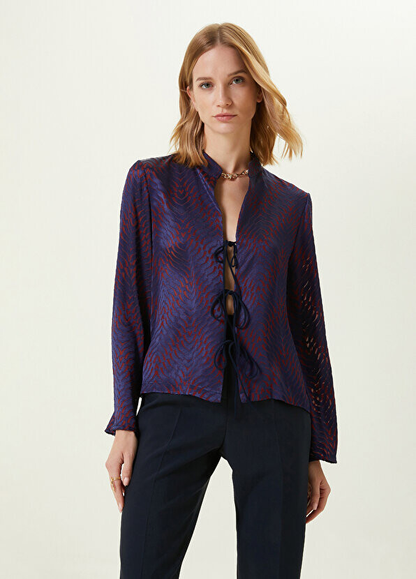 

Темно-синяя блузка Network