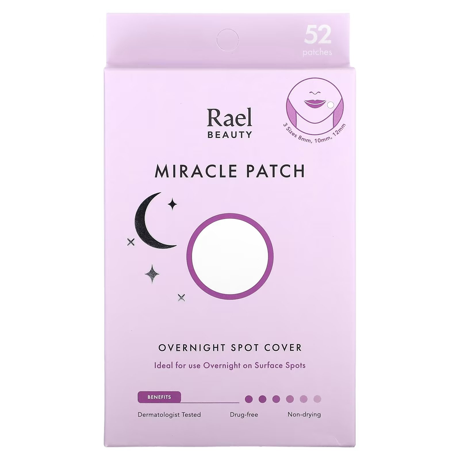 Патчи против черных точек Rael, Inc. Beauty Miracle Overnight spot cover,  52 шт. в упаковке – заказать по доступной цене из-за рубежа в  «CDEK.Shopping»