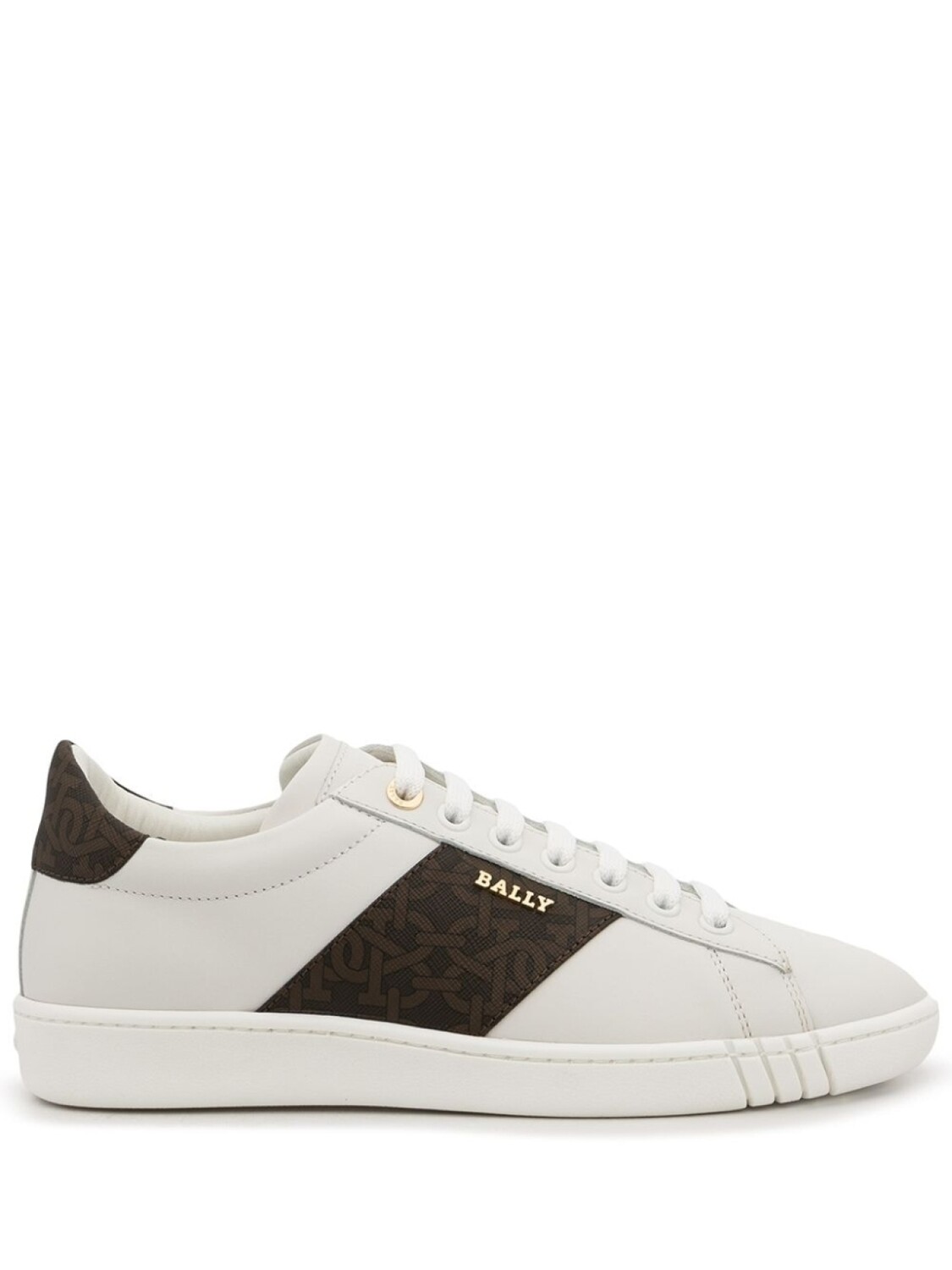 

Bally кроссовки Wilem с полосками, белый