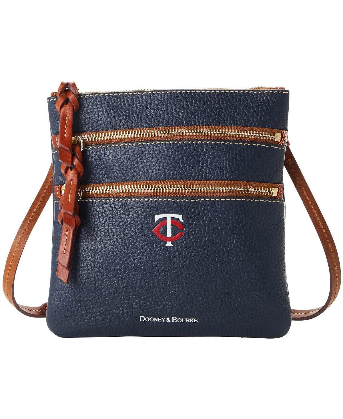 

Женская сумка через плечо Minnesota Twins Pebble с тройной молнией Dooney & Bourke