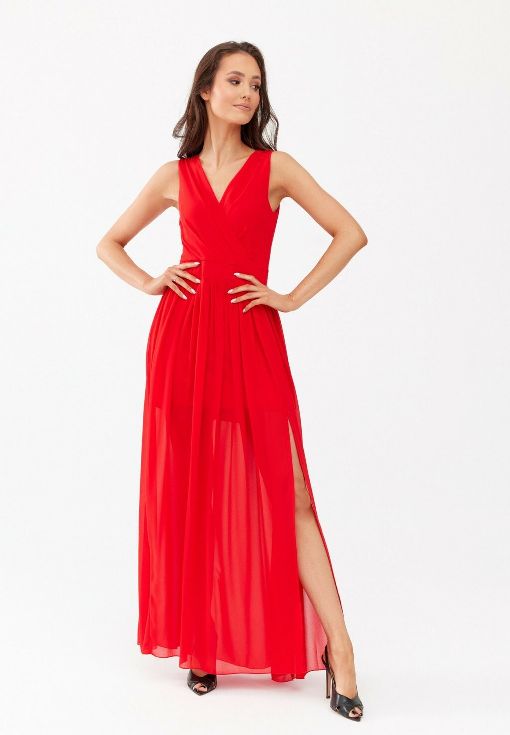 

Длинное платье Roco Fashion, красный