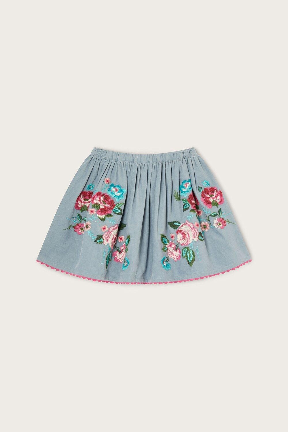 

Вельветовая юбка Boutique Roses Monsoon, синий