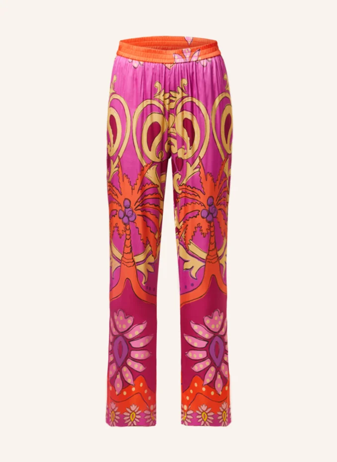 

Атласные брюки Yippie Hippie, оранжевый