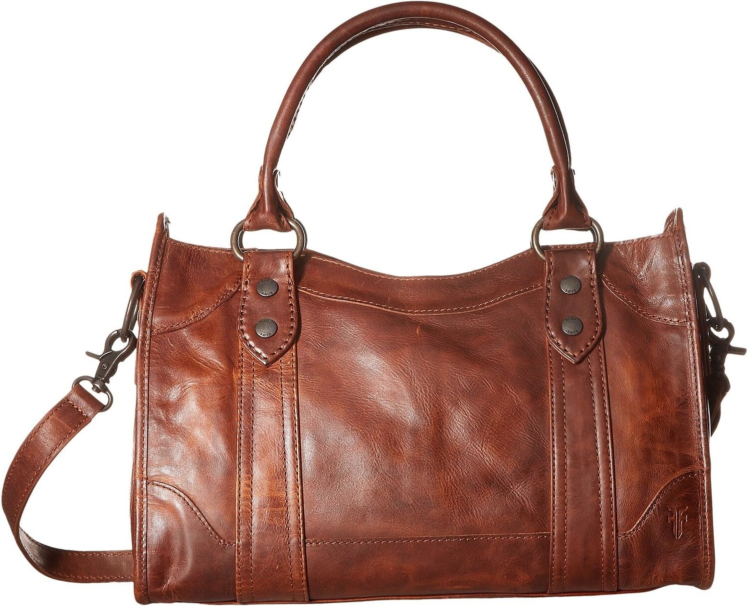

Сумка Melissa Satchel Frye, цвет Cognac Antique Pull Up