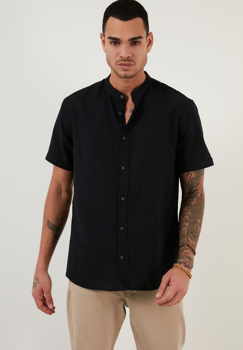 Рубашка REGULAR FIT Buratti, черный рубашка regular fit buratti темно синий