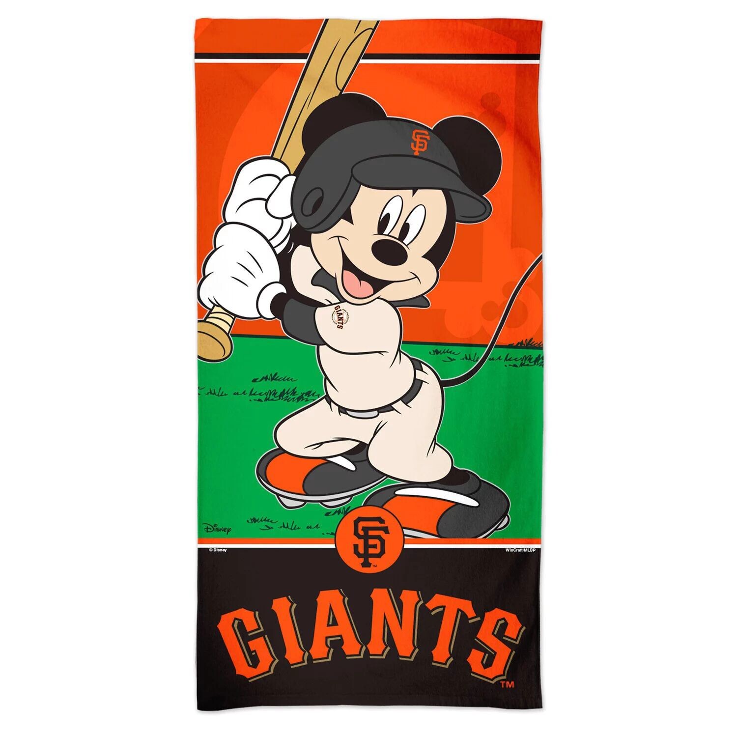 

Пляжное полотенце WinCraft San Francisco Giants 30 x 60 дюймов Disney Spectra