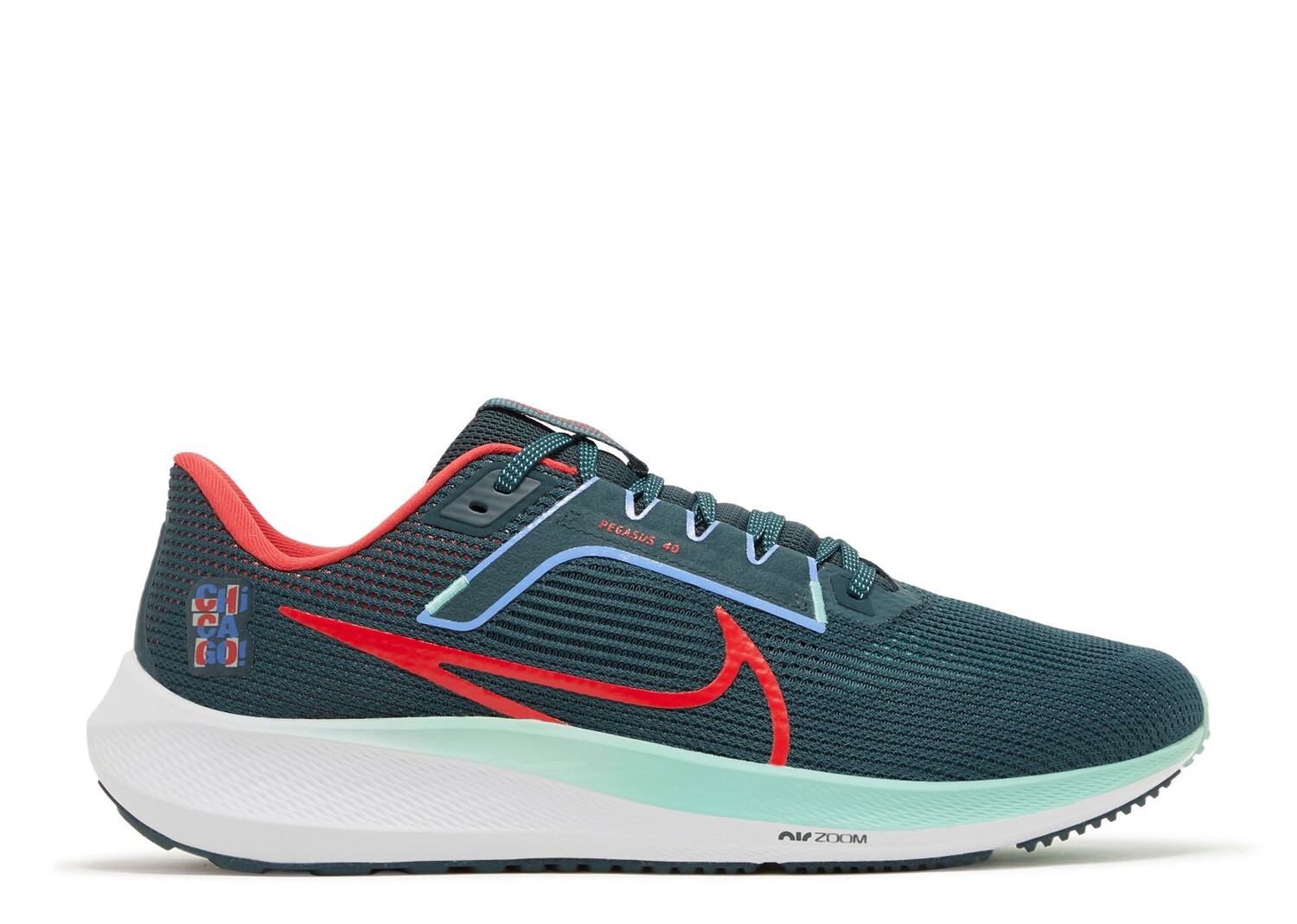 

Кроссовки Nike Air Zoom Pegasus 40 'Chicago Marathon', зеленый, Зеленый;серый