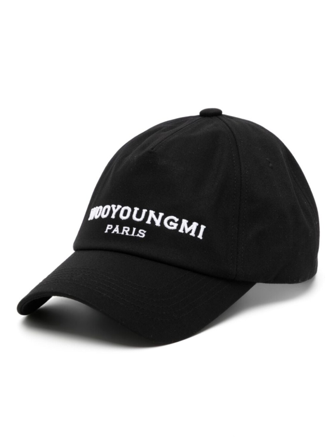 

Wooyoungmi хлопковая кепка с вышитым логотипом, черный