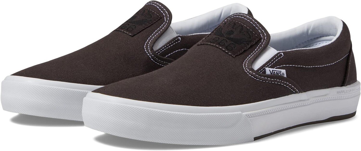 

Кроссовки BMX Slip-On Vans, цвет Dakota Roche Brown/White