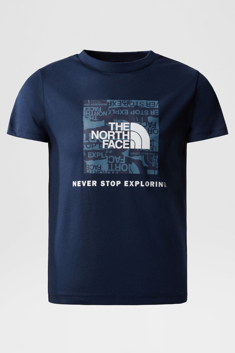 

Футболка с короткими рукавами Redbox для подростков The North Face, синий