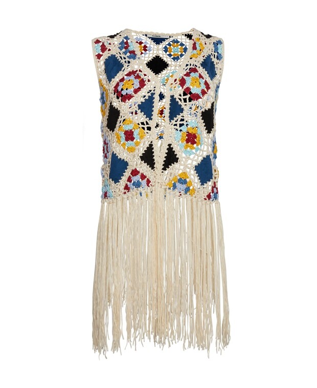 

Вязаный жилет Desigual, цвет Oatmeal