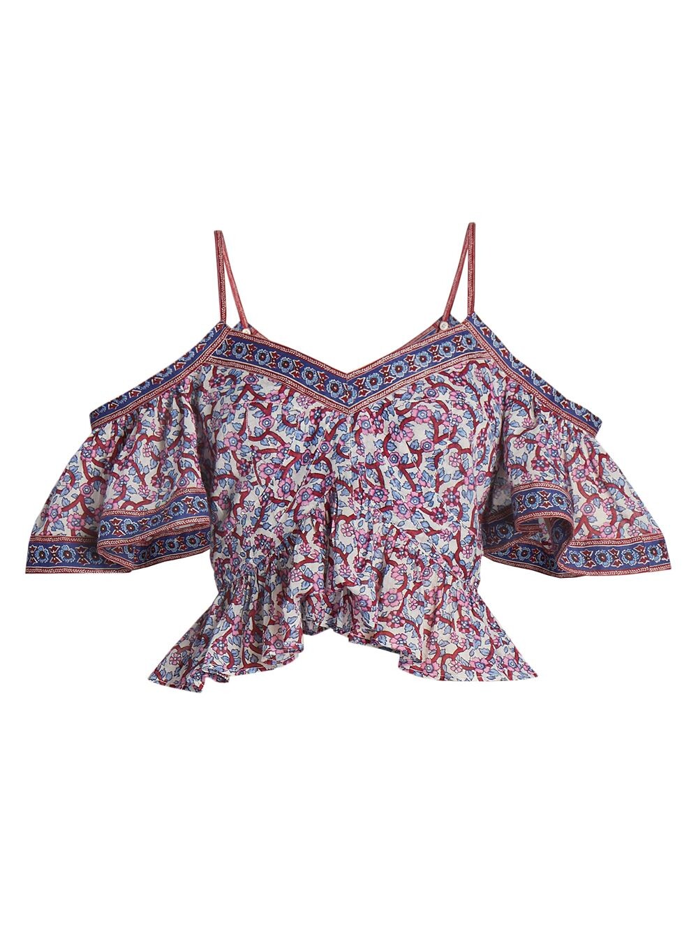 

Топ с открытыми плечами Garuva Isabel Marant Étoile, экру