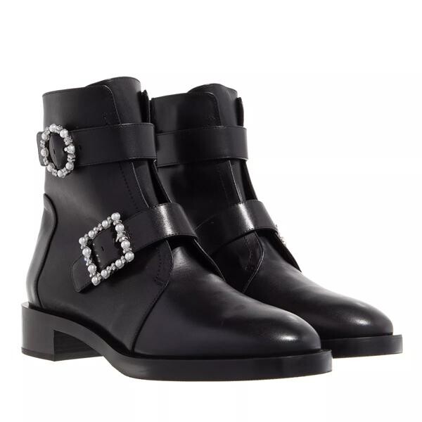 

Сапоги ryder pearl geo buckle bootie Stuart Weitzman, черный