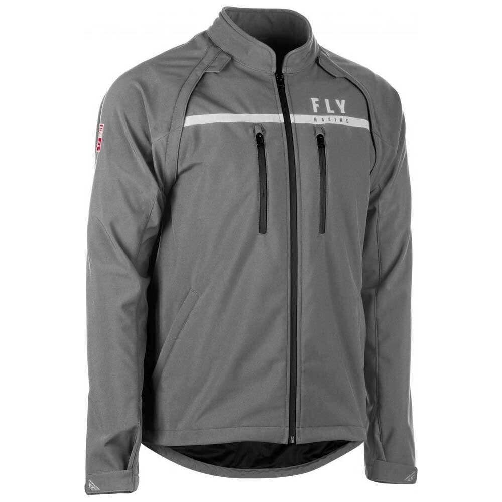 

Куртка Fly Racing Patrol Softshell 2021, серый