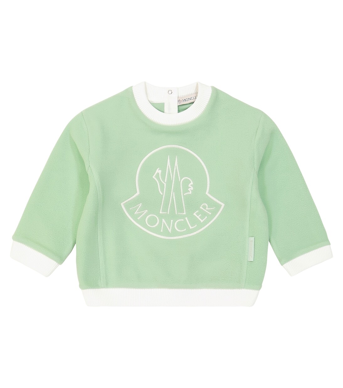 

Детская флисовая толстовка Moncler Enfant, зеленый