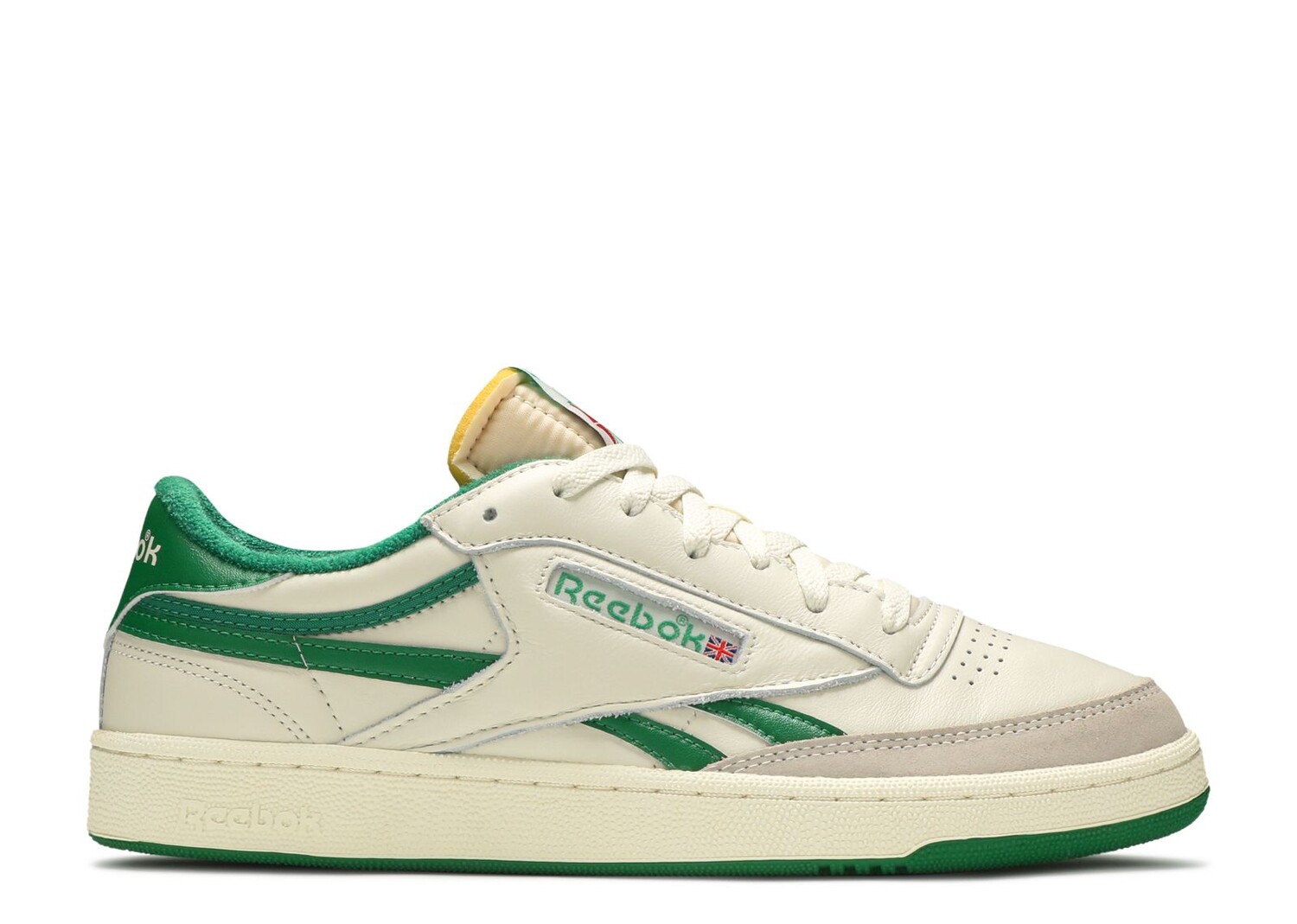 Кроссовки Reebok Club C Revenge Vintage 'Chalk Glen Green' 2022, белый кроссовки reebok club c revenge vintage chalk collegiate royal белый