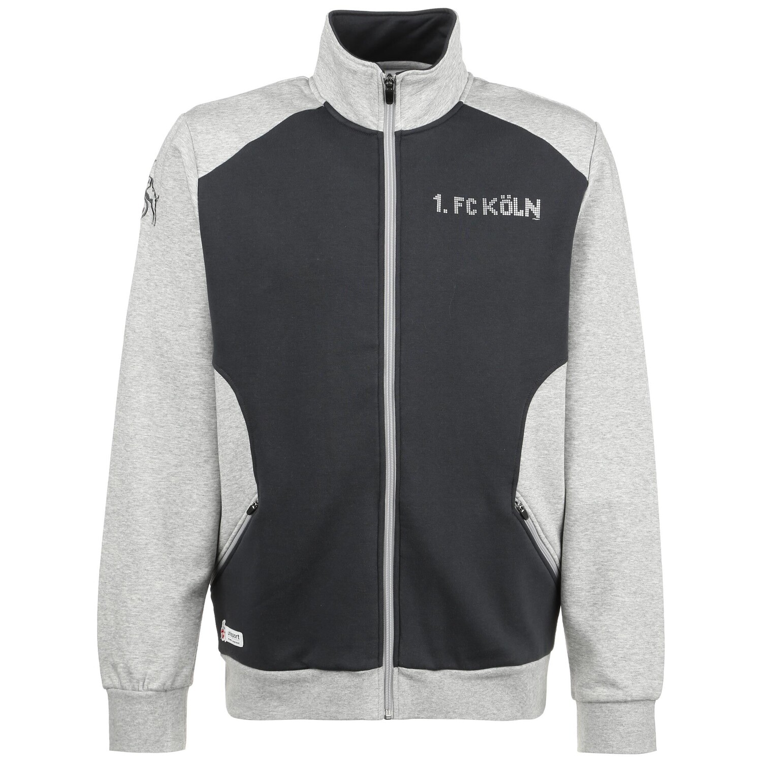 

Толстовка uhlsport Trainingsjacke 1. FC Köln Pixels, цвет anthrazit/hellgrau