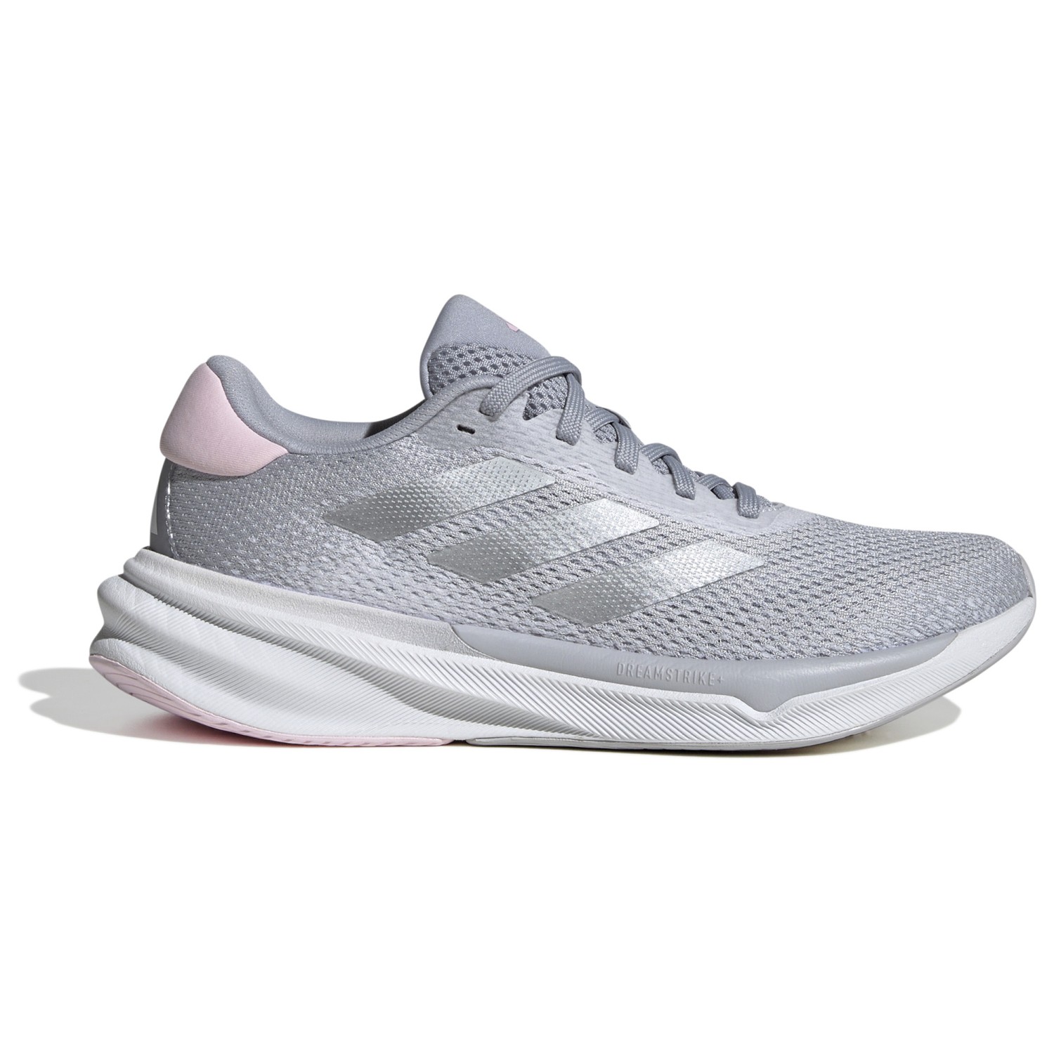 Беговая обувь Adidas Women's Supernova Stride, цвет Halo Silver/FTWR White/Clear Pink