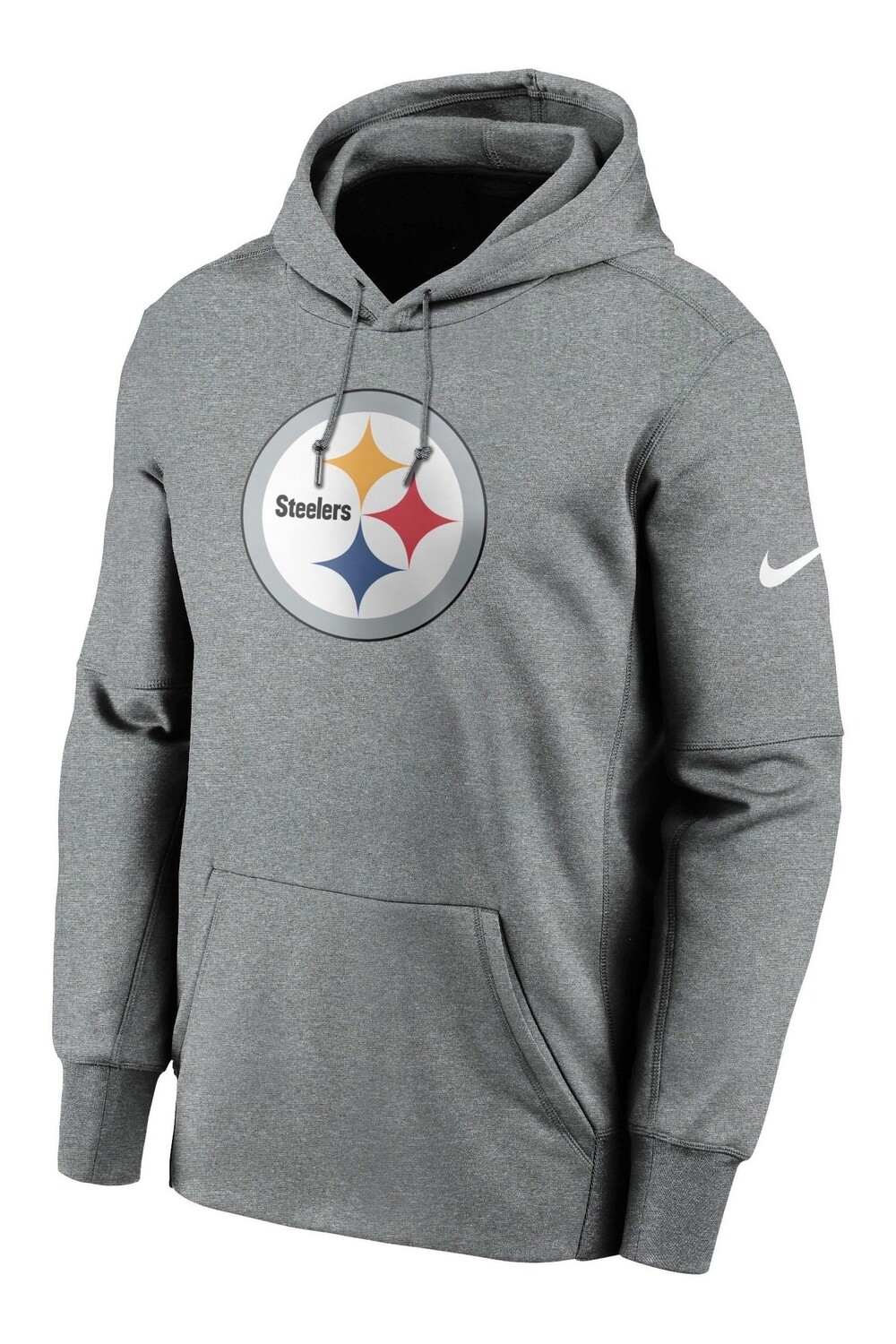 

Худи Fanatics Pittsburgh Steelers Prime Therma с логотипом Nike Nike, серый