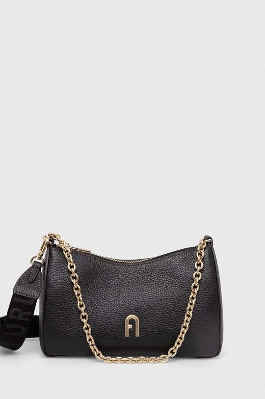 

Кожаная сумка Primula Furla, черный