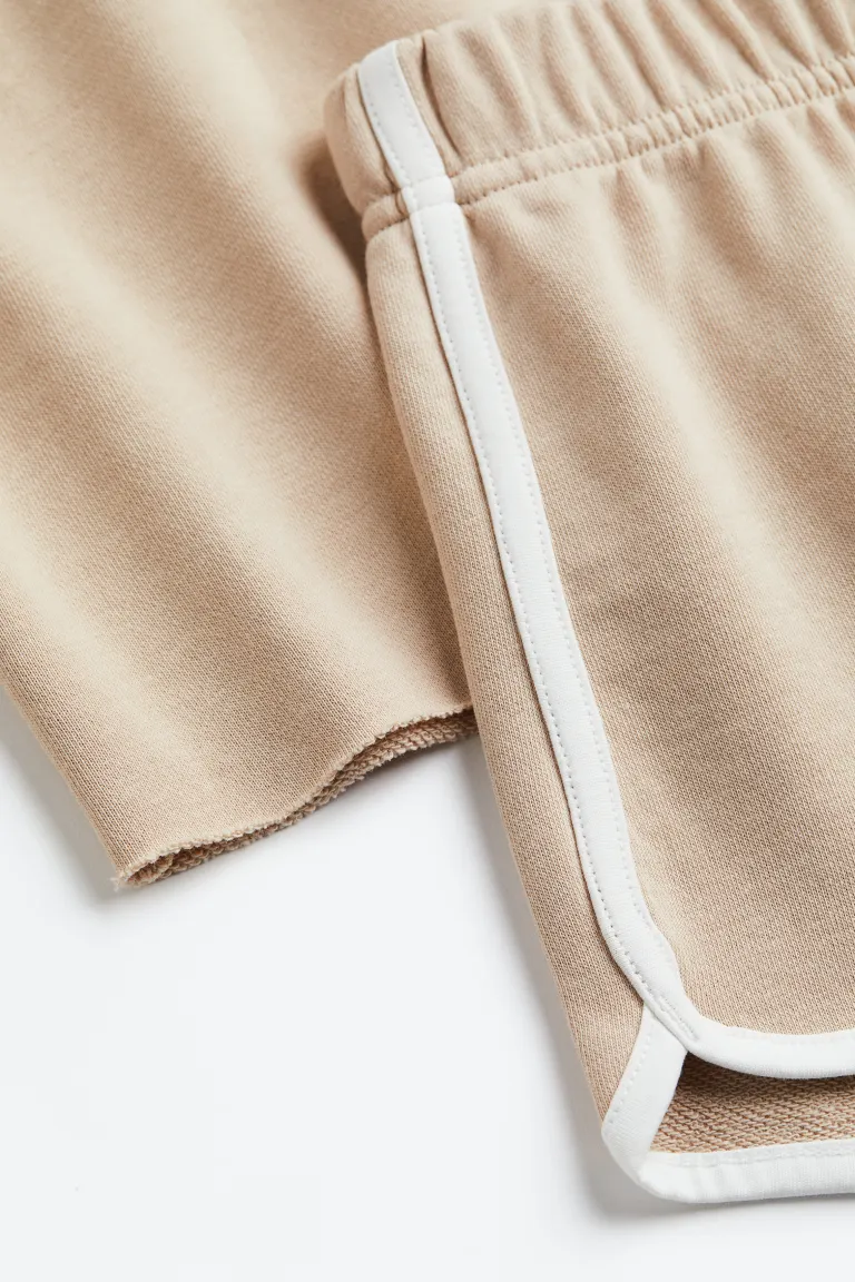 

Комплект из 2 толстовок H&M, бежевый