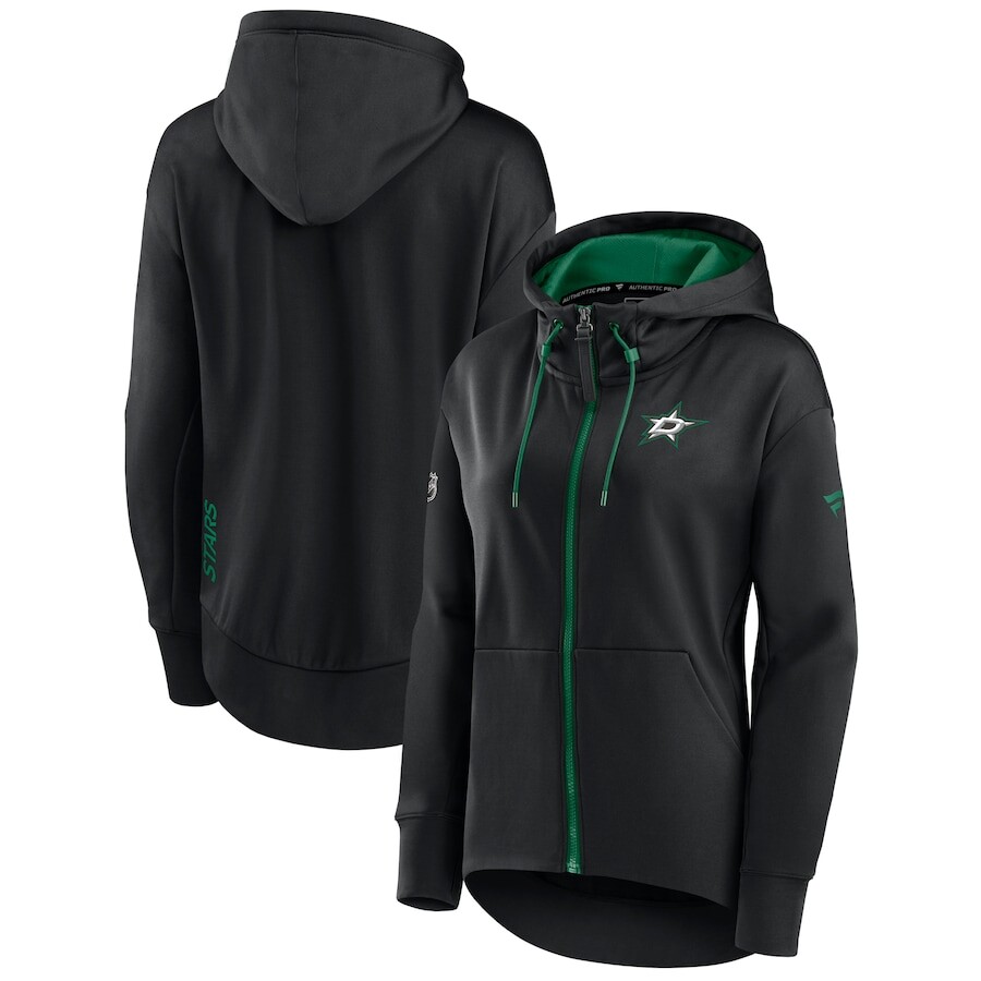 

Толстовка на молнии Fanatics Branded Dallas Stars, черный
