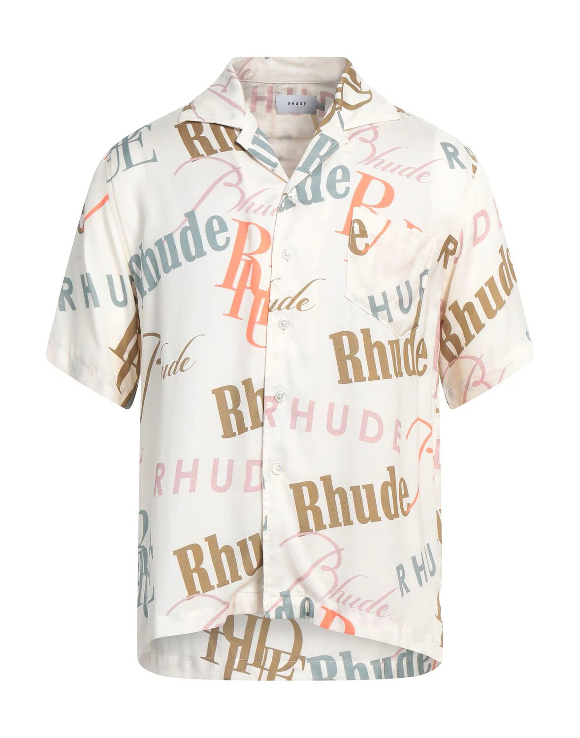 

Рубашка Rhude, слоновая кость