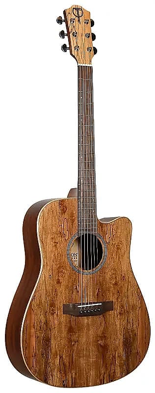 Акустическая гитара Teton STS000SMGCE Dreadnought Sold Sitka Spruce Top Mahogany Neck 6-String Acoustic Guitar
