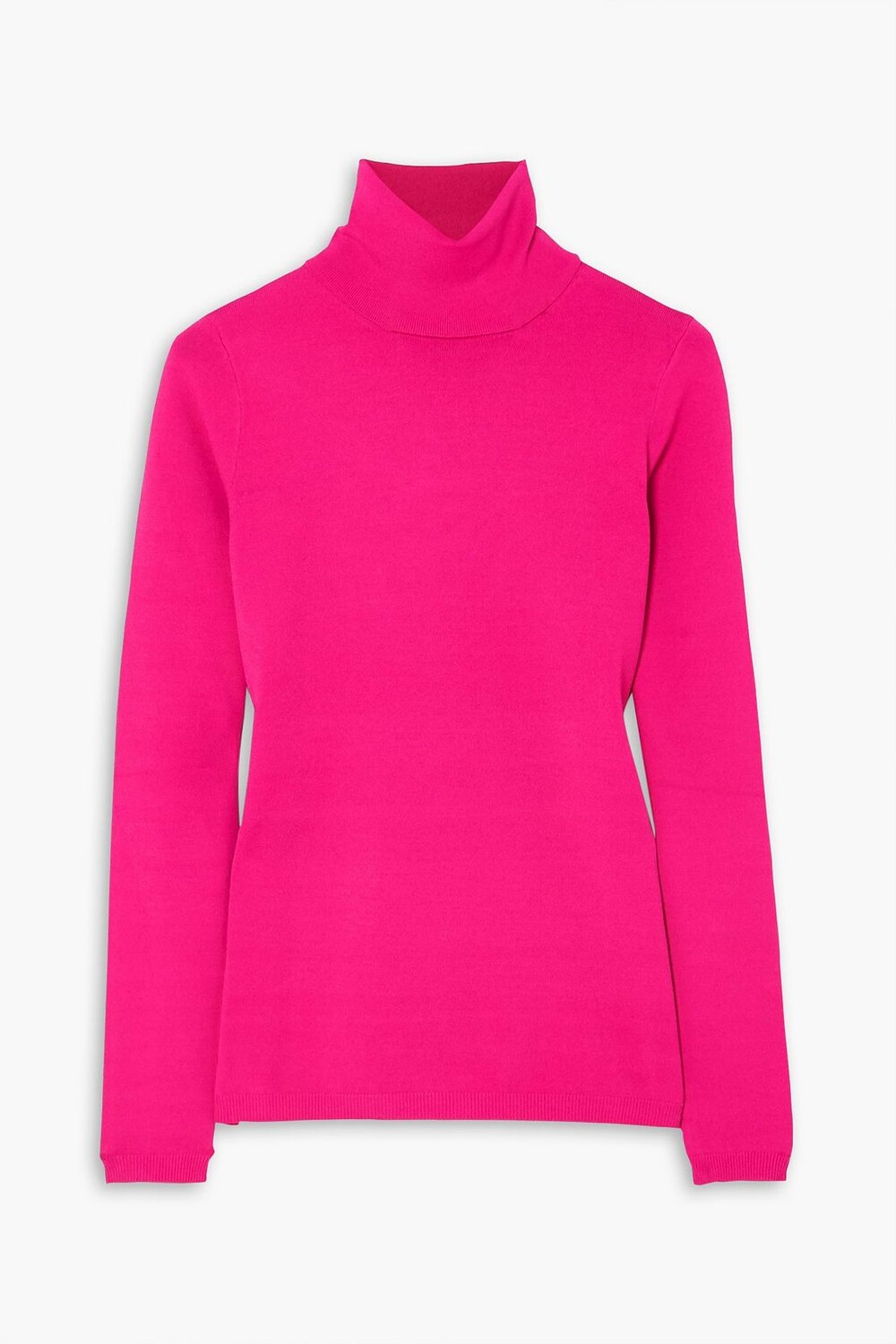 

Свитер с высоким воротником эластичной вязки STELLA MCCARTNEY, розовый