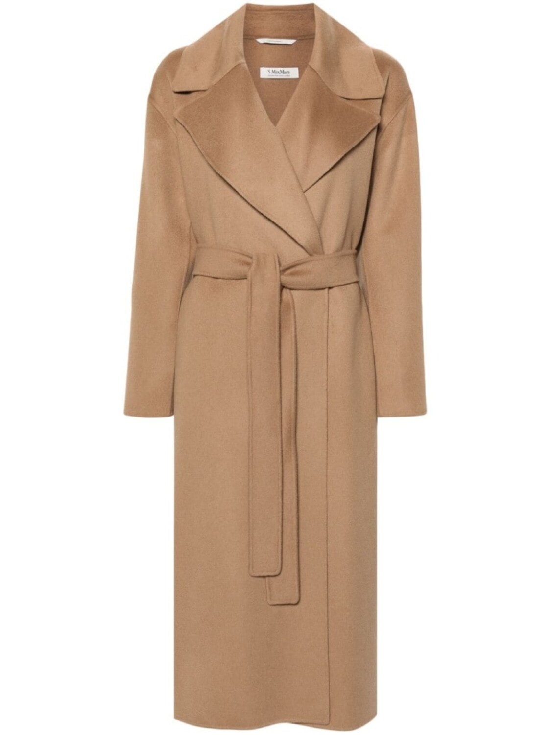 

'S Max Mara шерстяное пальто Olanda с поясом, коричневый