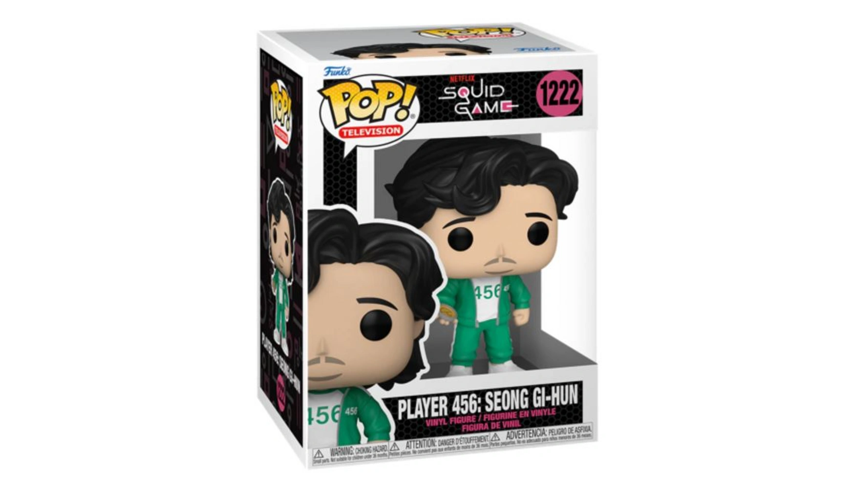 Funko - Pop! Игра Кальмар винил Gi-hun 456 фигурка funko pop игра в кальмара сон ки хун player 456 seong gi hun 64795