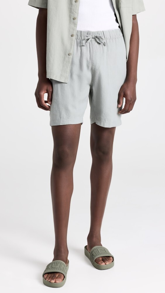 

Шорты Onia Air Linen Pull-On 7", серый