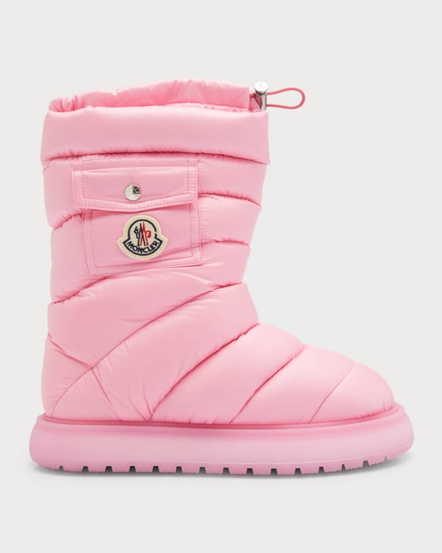 

Стеганые нейлоновые зимние сапоги с карманами Gaia Moncler