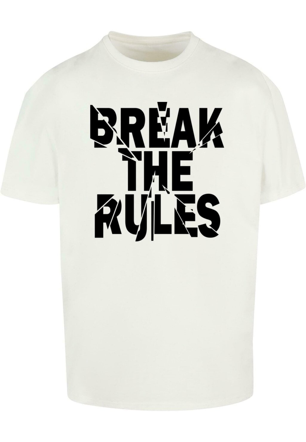 

Футболка с принтом BREAK THE RULES 2 HEAVY OVERSIZE Merchcode, цвет ready for dye