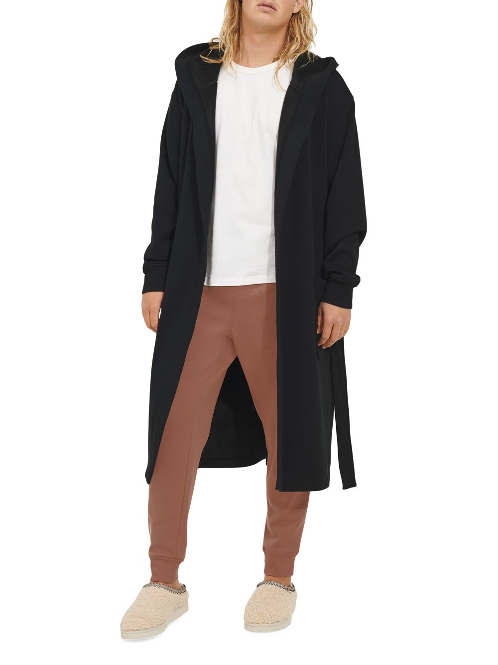 

Халат с капюшоном Heritage Comfort Leeland UGG, черный