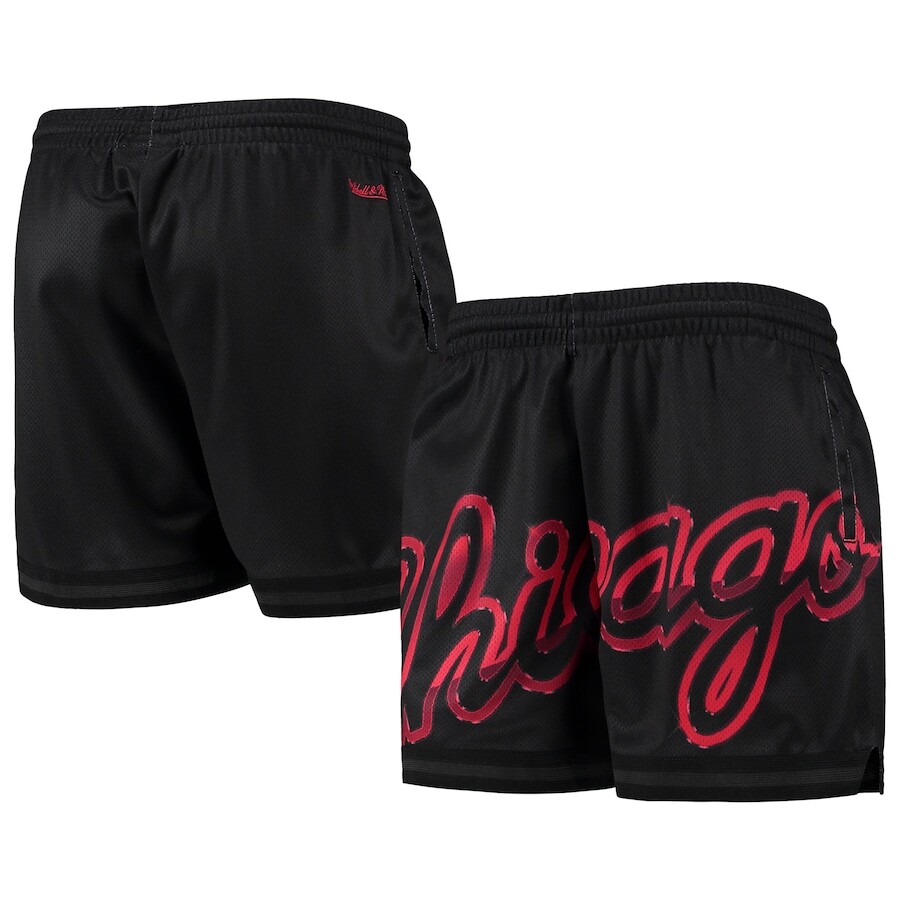 

Шорты Mitchell & Ness Chicago Bulls, черный